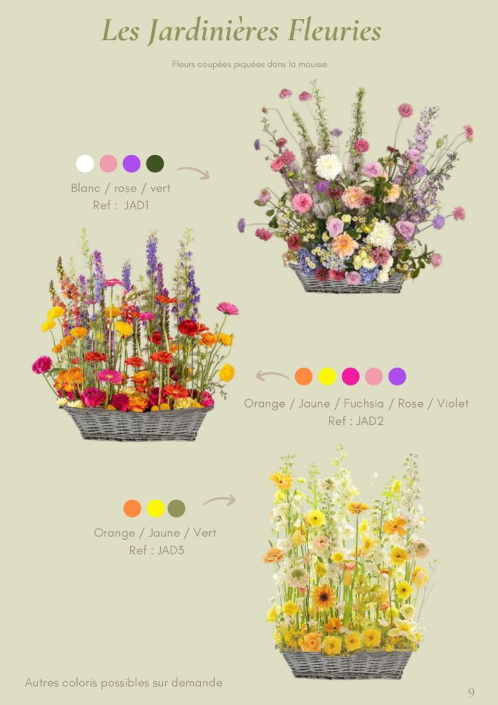 Jardinière fleurie